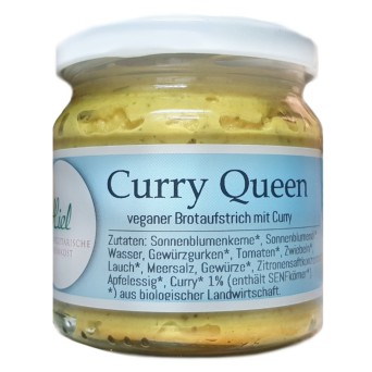 curry queen bio aufstrich mit ausgewähltem Curry