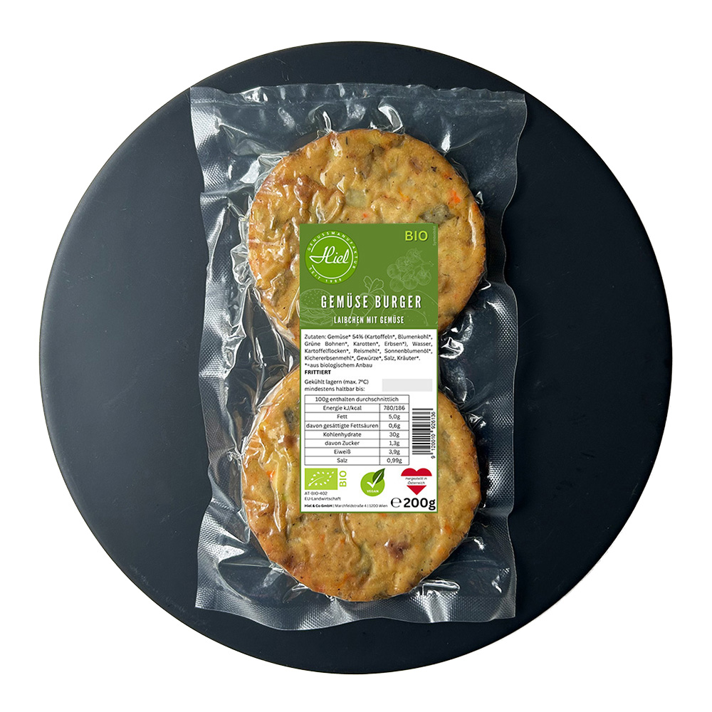 Gemüse Burger 2x100g