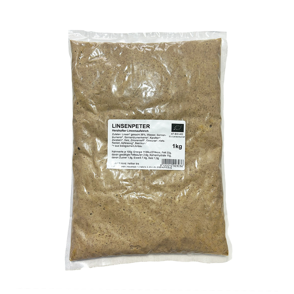 Linsenpeter 1kg BIO