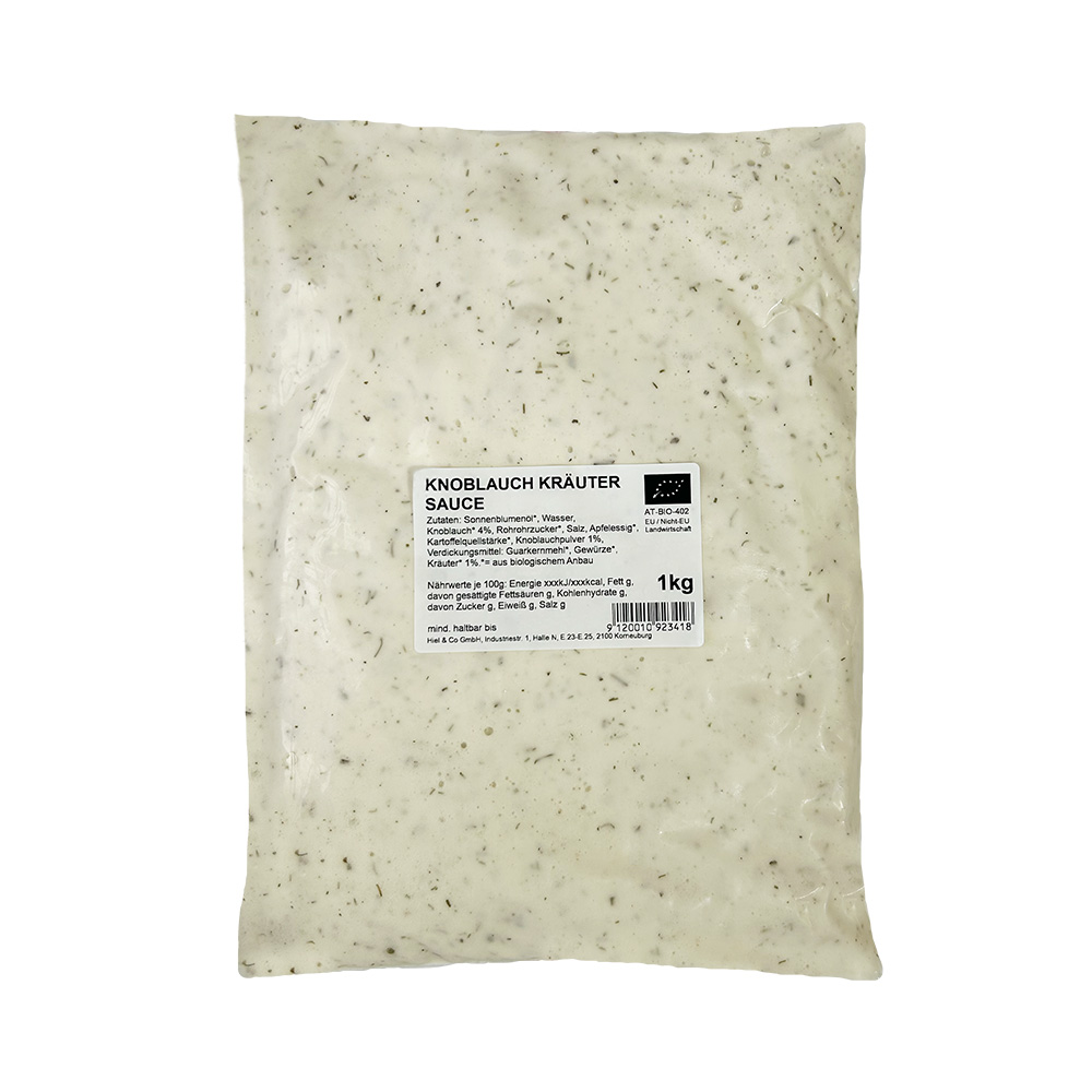 Knoblauch Kräuter Sauce 1kg BIO
