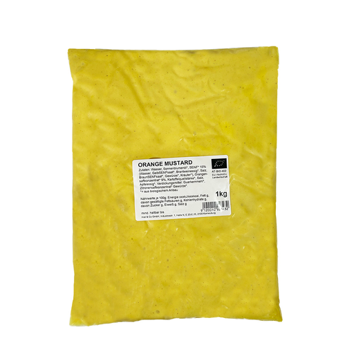 [343] Orange Mustard Sauce 1kg BIO
